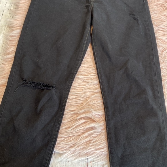 Levi’s Wedgie Icon Fit Black Distressed Jeans sz 26 - Picture 7 of 14